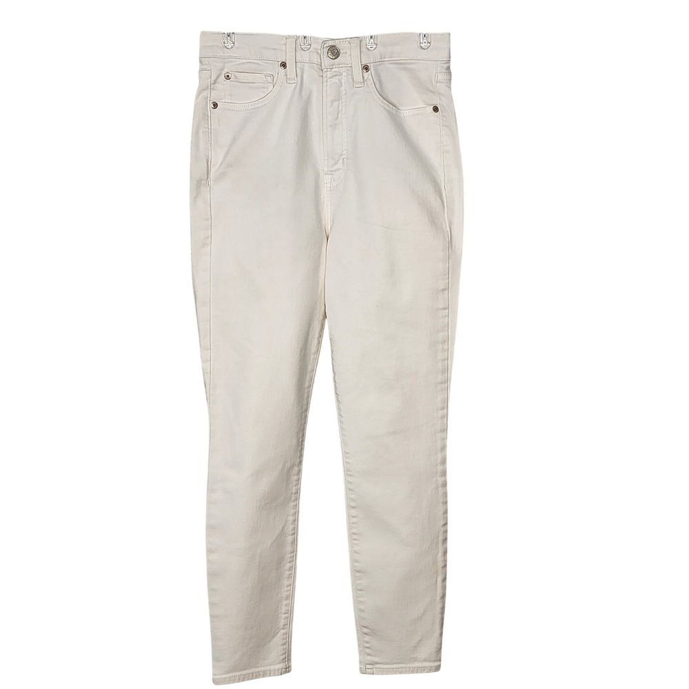 GAP True Skinny SkyHigh White Jeans 28/6S Clean Girl Coastal Capsule Casual Chic